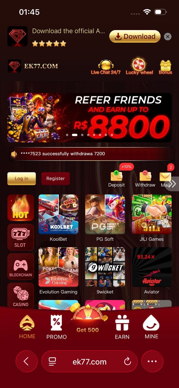 EK77Game Banner 5